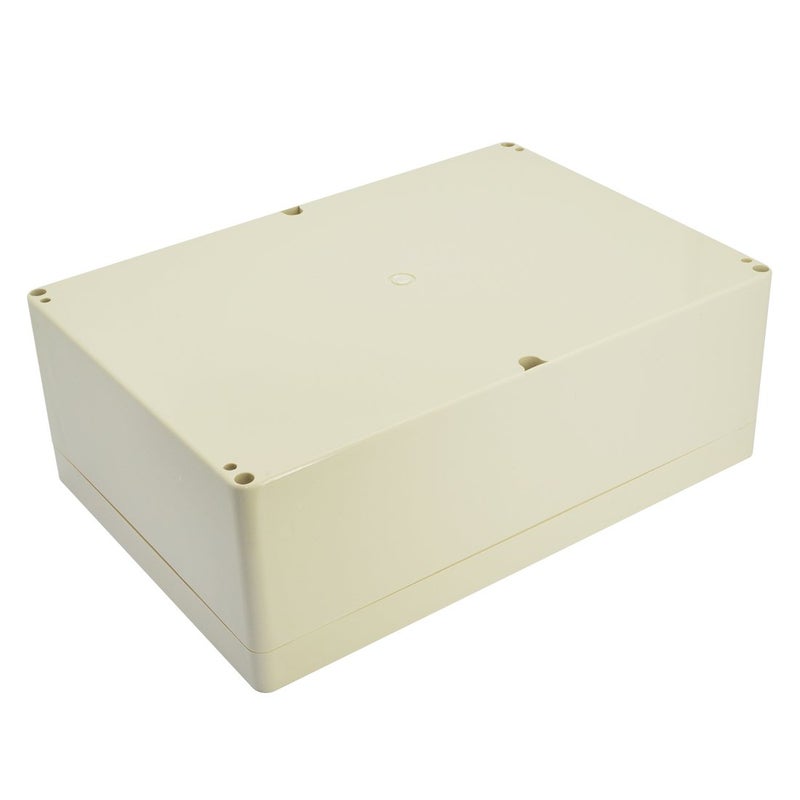 LeMotech Waterproof Dustproof IP65 ABS Plastic Junction Box Universal Electric Project Enclosure Pale Gray 10.4 x 7.2 x 3.7 inch (263 x 182 x 95 mm) - Image 3